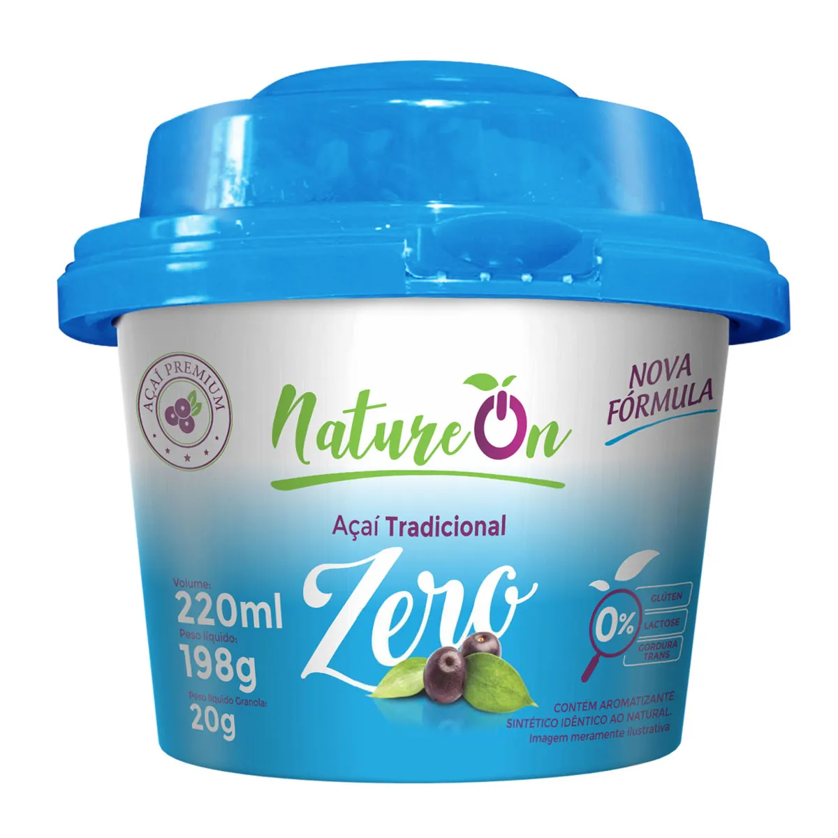 Açai Natureon Tradicional Zero 220ml